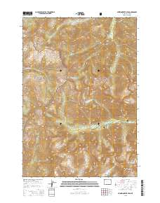 2015 Map of Stinkingwater Peak, 2015 Print
