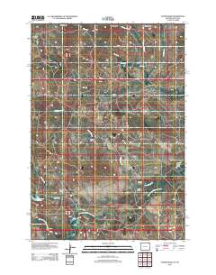 2012 Map of Storm Draw, 2012 Print