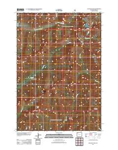 2012 Map of Sunlight Peak, 2012 Print