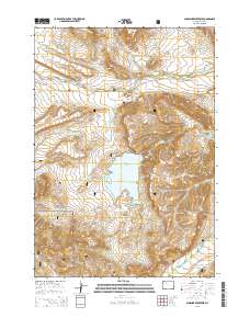 2015 Map of Sunshine Reservoir, 2015 Print