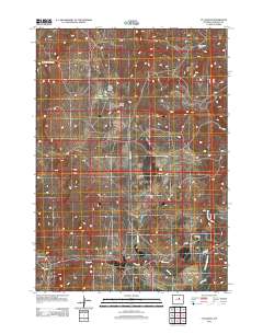 2012 Map of TTT Ranch, 2012 Print