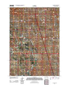 2012 Map of T A Ranch, 2012 Print