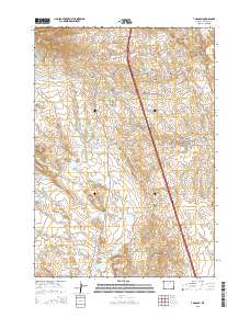 2015 Map of T A Ranch, 2015 Print