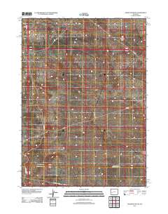 2012 Map of Teakettle Butte, 2012 Print