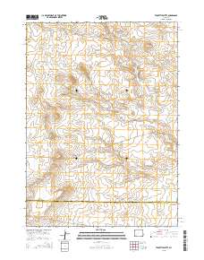 2015 Map of Teakettle Butte, 2015 Print