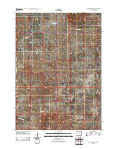 2012 Map of Telephone Draw, 2012 Print