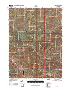 2012 Map of Tenmile Rim, 2012 Print