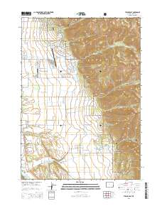 2015 Map of Thayne East, 2015 Print