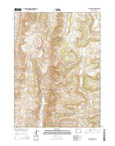 2015 Map of The Rock Slide, 2015 Print