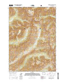 2015 Map of Thorofare Buttes, 2015 Print