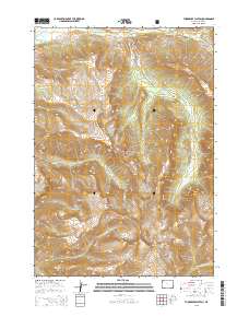 2015 Map of Thorofare Plateau, 2015 Print