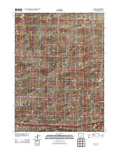 2012 Map of Tipton, 2012 Print