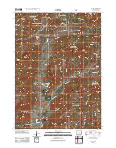 2012 Map of Toltec, 2012 Print