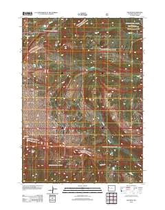 2012 Map of Tosi Peak, 2012 Print