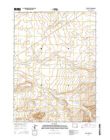 2015 Map of Tule Butte, 2015 Print
