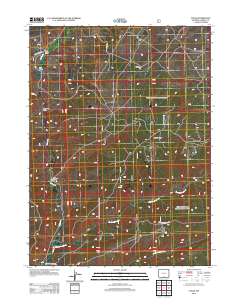2012 Map of Tullis, 2012 Print