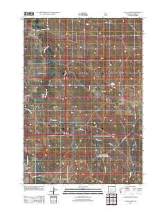 2012 Map of Tuttle Draw, 2012 Print