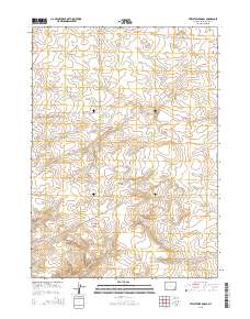 2015 Map of Twelvemile Knoll, 2015 Print