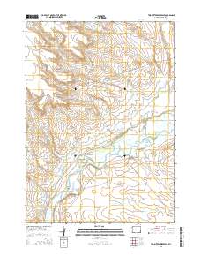 2015 Map of Two Buttes Reservoir, 2015 Print