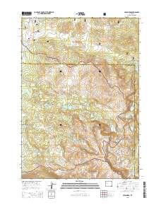 2015 Map of Union Peak, 2015 Print
