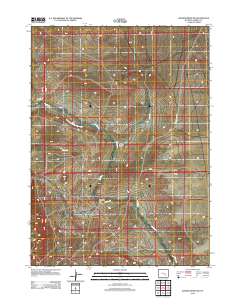 2012 Map of Walker Draw NW, 2012 Print