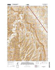 2015 Map of Wall Creek, 2015 Print