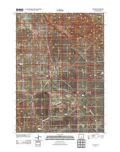 2012 Map of Waltman, 2012 Print