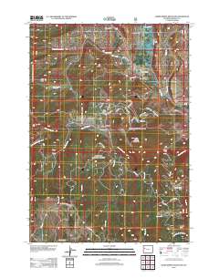 2012 Map of Warm Spring Mountain, 2012 Print
