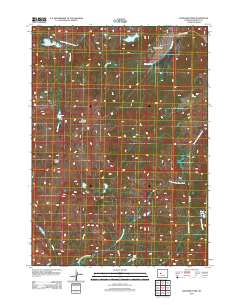 2012 Map of Washakie Park, 2012 Print