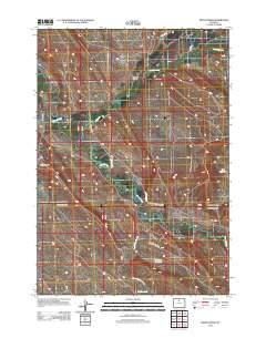 2012 Map of Weintz Draw, 2012 Print