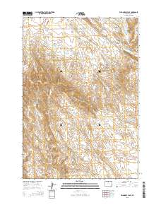 2015 Map of Wild Horse Flats, 2015 Print