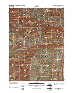 2012 Map of Wild Horse Mountain, 2012 Print