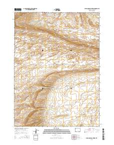 2015 Map of Wild Horse Mountain, 2015 Print