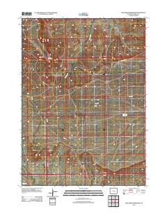 2012 Map of Wild Irish Reservoir, 2012 Print