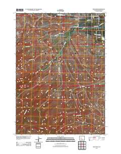 2012 Map of Wind River, 2012 Print
