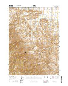 2015 Map of Wind River, 2015 Print