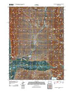 2011 Map of Woodruff Narrows, 2011 Print