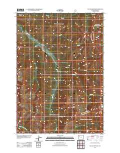 2012 Map of Yellow Mountain, 2012 Print