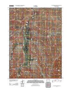 2012 Map of Yellowstone Ranch, 2012 Print