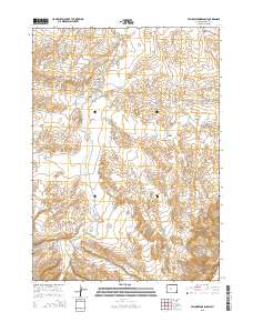 2015 Map of Yellowstone Ranch, 2015 Print
