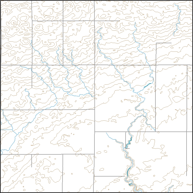 Usgs Topo Map Vector Data Vector 4612 Blunt Nw South Dakota